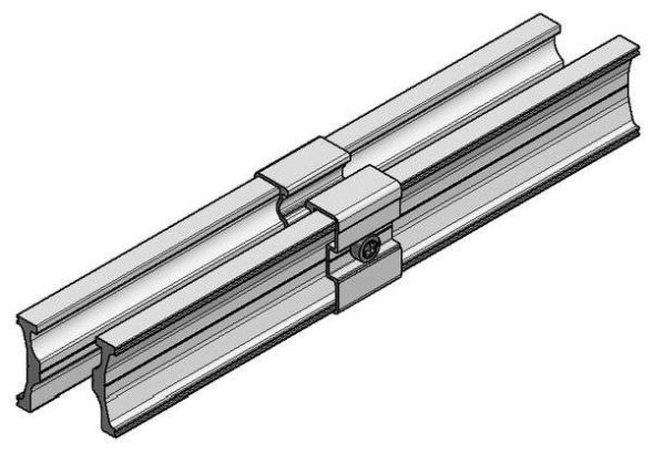 SL Rack 81140-02 Internal connector with support RAIL 40 module support profile connector