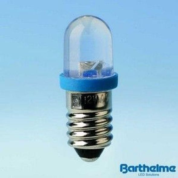 Barthelme 59101226 BR 10x28mm 12V AC/DC E10 warm white LED bulb