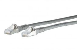 METZ CONNECT ISO/IEC 10G AWG26 2xRJ45 grey 5.0m patch cable Cat6A, 1308455033-E