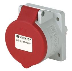 MENNEKES 961 plus 16A 5-pole +Z 6h 400V IP44 CEE panel socket