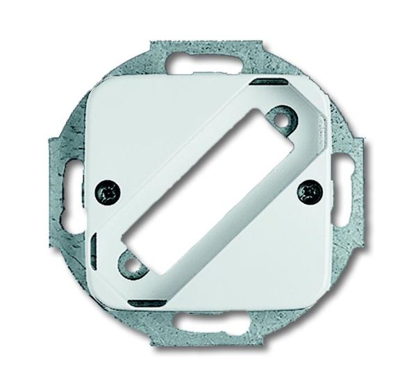 Busch-Jaeger 2549-214 central plate, with support ring alpine white