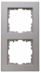 Kopp 402647007 2-way HK07 steel-colored cover frame