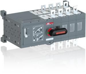 ABB Stotz-Kontakt OTM160E4CM24D, load changeover switch with motor, 4-pole, 160A, with handle for manual operation, 1SCA022846R0860