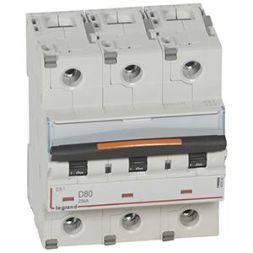 Legrand 409840 Circuit breaker DX3 D80A 3P 25KA 4, 5M