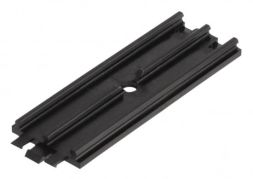 Fränkische Rohrwerke 26670001 FRÄNKISCHE REMO CLICK-RAIL black, PVC with adhesive strip