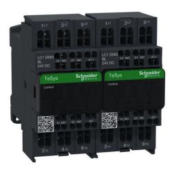 Schneider Electric LC2D093BL 3-pole 9A 24VDC reversing contactor