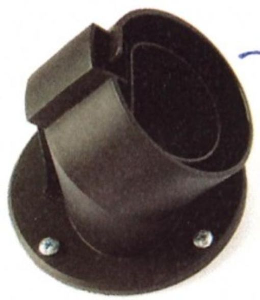GSAB Type2-Pard.rd. Parking socket for Type2 plug round angled wall bracket