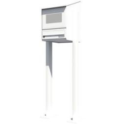 Ritto RGE1332170 Letterbox Freestanding horizontal Video, module slots, white