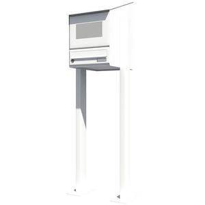 Ritto RGE1332170 Letterbox Freestanding horizontal Video, module slots, white