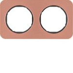 Berker MAN0107117 frame 2-way R.1 copper/black