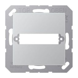 Jung A594-125AL Cover for 1 D-subminiature connector, 25-pin, series A, aluminum