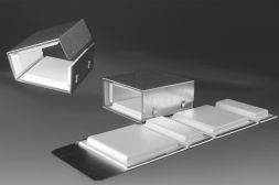 Wichmann VFB60280150 set of 5 TW90/30 folding boxes 60x280x150mm folding box set