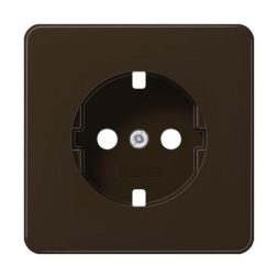 Jung CD521BRPL cover for SCHUKO® sockets, Duroplast, CD series, brown