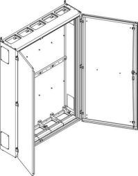 ABN protective insulated IP55 1340x1890x340mm floor-standing housing (NT512P)