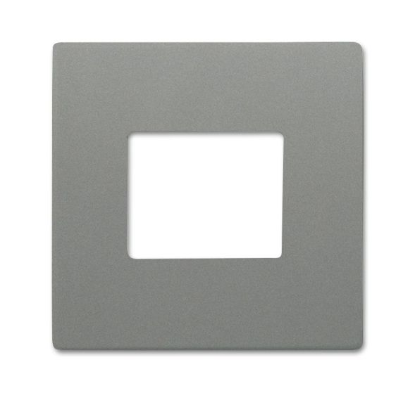 Busch-Jaeger 6476-803 central plate grey metallic