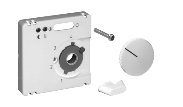 Alre-It UN990106 JZ-009.021 50x50mm traffic white matt cover