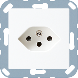 Jung A1520-13BFSEVWW Single socket, Swiss standard, type 13, AS/A series, alpine white