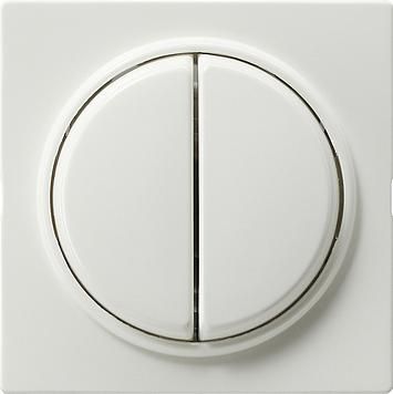 Gira 029540 cover and series rockers S-Color pure white