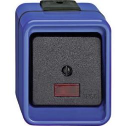 MERTEN 375997 rocker switch 1-pole blue IMPACT RESISTANT