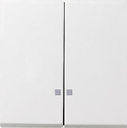 Gira 0631112 series rocker control window surface switch pure white