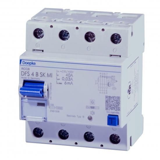 Doepke 09114892 DFS4 016-4/0,03-B SK MI residual current circuit breaker all-current sensitive