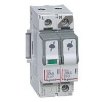 Legrand 412226 Surge Arrester SPD T2 20KA 1P+N NR 2M