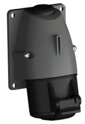 ABB Stotz-Kontakt 316RS5, 316RS5 surface-mounted wall socket, 16 A, IP44 5h, 3P+E, 600-690 V, 10 pieces, 2CMA193105R1000