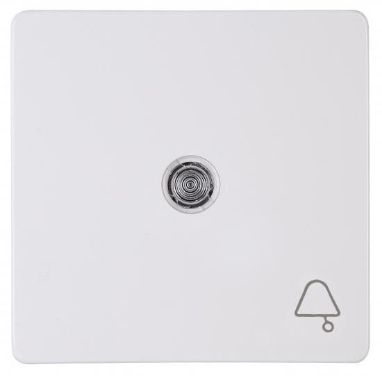 Kopp 333952007 with lens symb. &amp;#039;bell&amp;#039; HK05 arctic white rocker switch