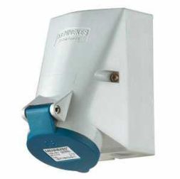Mennekes 1861 wall socket TwinCONTACT 32A 5-pin 9h 230V IP44