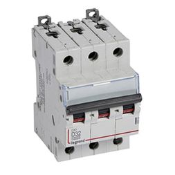 Legrand 409502 Circuit breaker DX3 D32A 3P 10KA 3M
