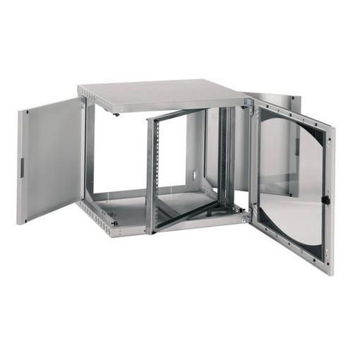 Schneider Electric NSYOPB15U6P wall mount open 15U W600 D600 19&amp;#039; door enclosure