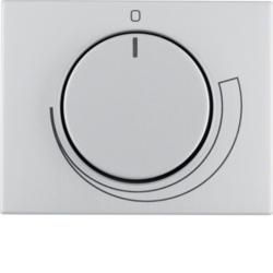 Berker 11357203 Central piece with control knob for speed controller Alu Berker K.5