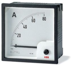 ABB Stotz-Kontakt AMT1-A1-1/96 1A alternating current 96mm ammeter, 2CSG313020R4001