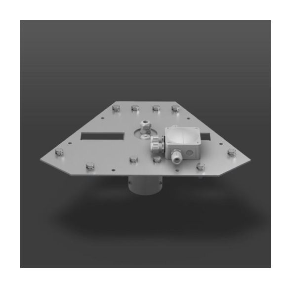 RZB 982401.004 525x381x87 adapter plate
