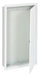 ABB Striebel &amp;amp; John TU62 small distribution board, flush-mounted, empty 6-row, with frame and door, 2CPX067716R9999