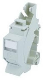 Telegärtner J00023A0206 incl. AMJ-S module Cat.6A T568B mounting rail connector TS45