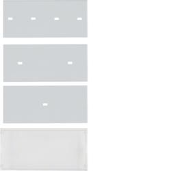 Berker 75960009 labelling field with cover clear transparent Berker B.7