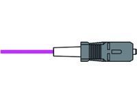 Paschke Datensysteme 10305OM4-02 SC 50 OM4 2.0m heather violet fiber optic pigtail