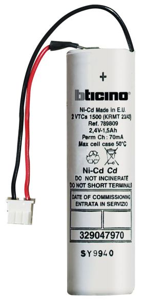 Bticino L4786/1 replacement battery 1h 6-mod