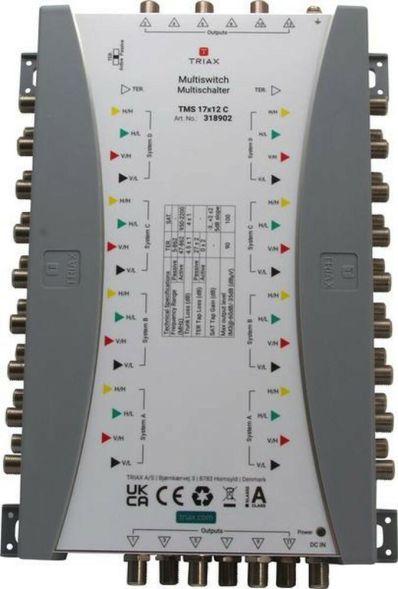 Triax 318902 TMS 17x12 C cascade multiswitch