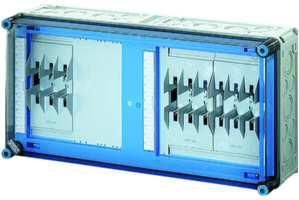 Hensel 3xNH 00 3-pole busbar 630A 5-pole Mi-fuse housing