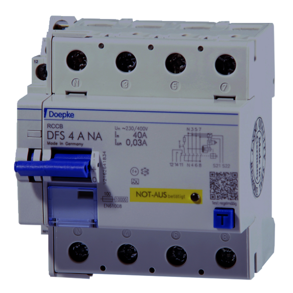 Doepke 09134841 DFS4 040-4/0.03-A NA 4-pole 40/0.03A residual current device