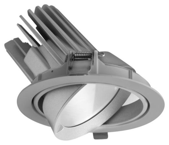 Megaman MT76630 LED recessed ceiling spotlight Conxento DL35° 164 si 45W RDx 4500lm 830