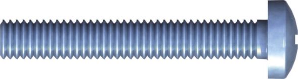 Reisser 007985S021-060030S-1 DIN 7985 threaded screws Pan Head, PZ drive, M 6 x 30, steel, galvanized, blue pass., pack of 50