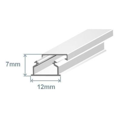 EFAPEL 12X7 ADHESIVE TRUNKING WHITE