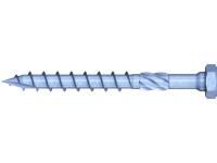 Reisser R0T572S121-1002807-1 HBS hexagonal wood construction screw, TX 40, end mill, TG, ETA, 10.0 x 280, steel, galvanized, blue, 1x sliding, pack of 25