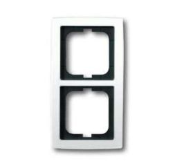 ABB STOTZ-KONTAKT 1722-84 , RS/U2.1 frame Solo Studio white, 2-way , 2CKA001754A4110