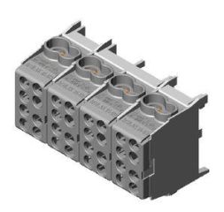 Pollmann 2080430 HLAK 25-4/8 gr-S grey 25qmm 4-pole main line branch terminal