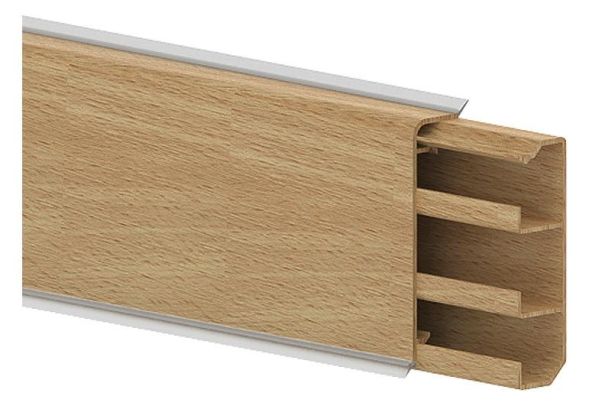 GGK 13389 SL 20x70 beech skirting board channel
