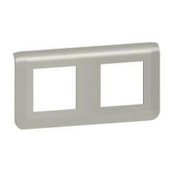Legrand 079304L Mosaic 2x2-mod.horizontal alu frame